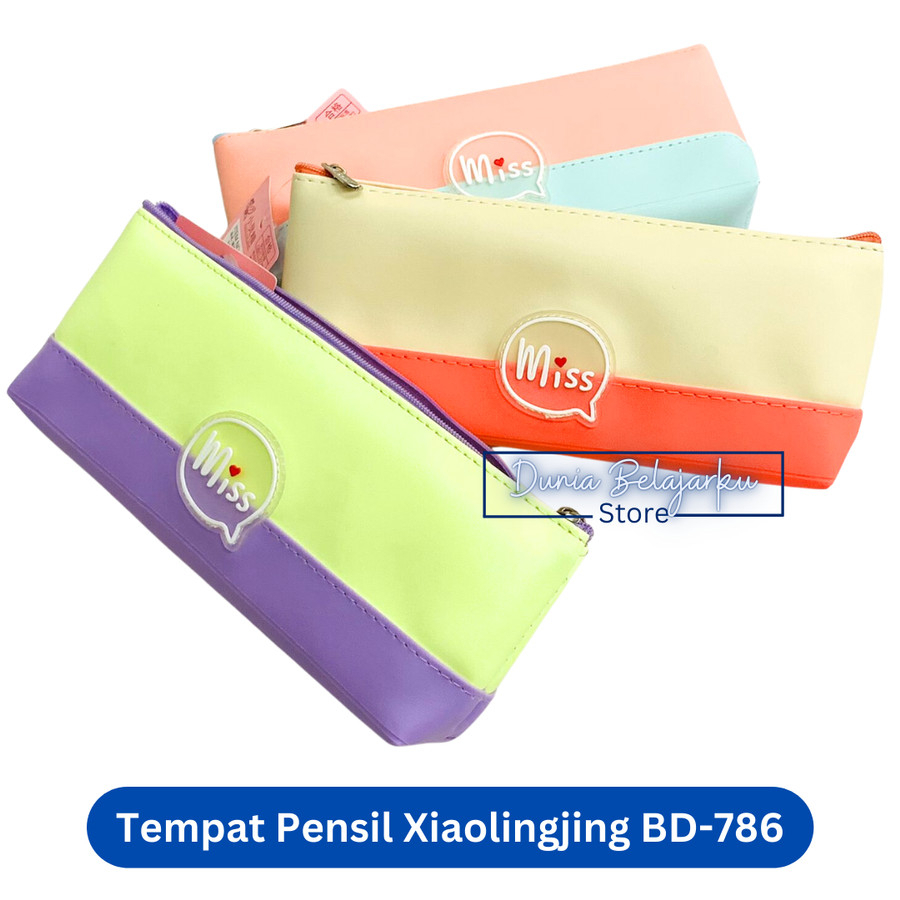 

Tempat Pensil Anak Xiaolingjing BD-786 Miss / Kotak Pensil Lucu Unik