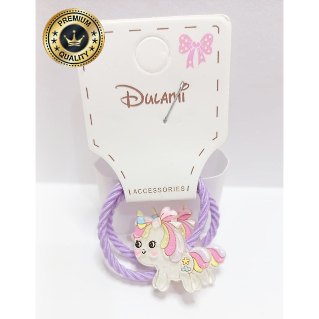 Ikat Rambut Anak Hairband Anak Perempuan Motif Unicorn