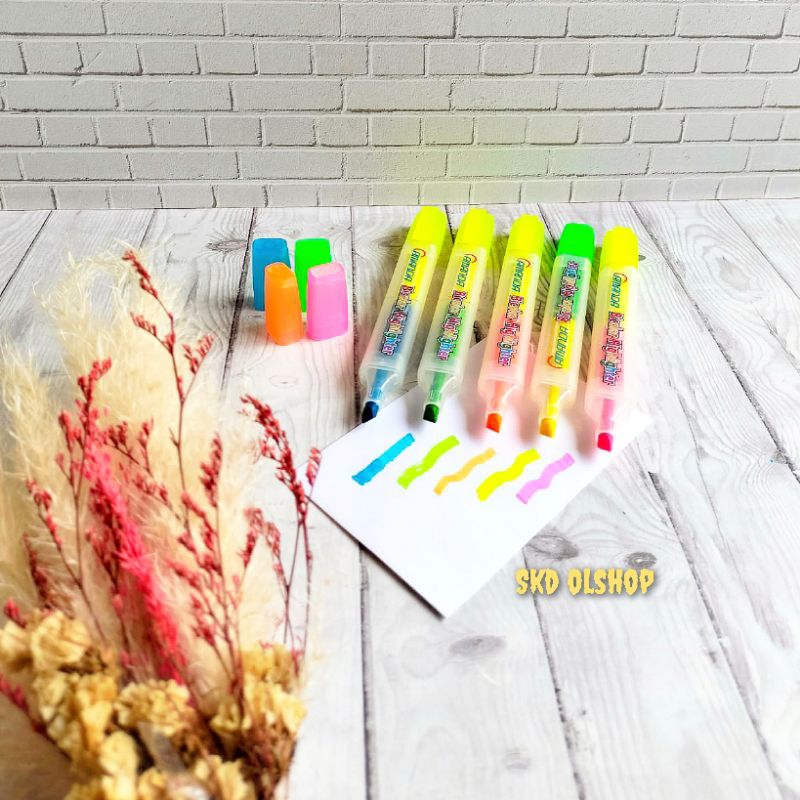 

HIGHLIGHTER PEN DUA WARNA DOUBLE TIP STABILO tozhca(1 Pcs)