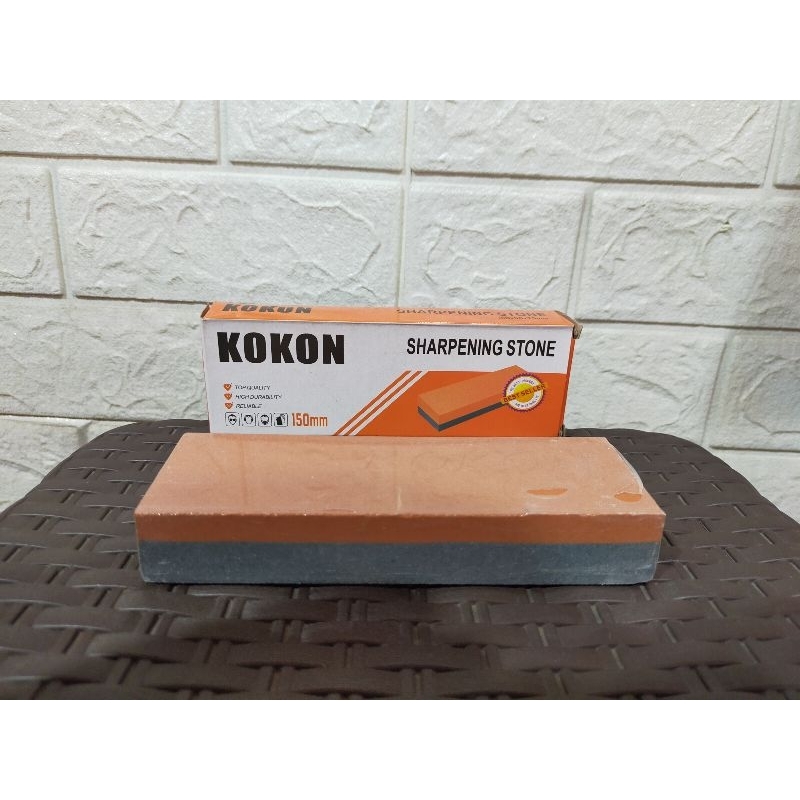 Batu Asah / Batu Asahan pisau / Asahan Pisau / Batu Asah 6 inci / Batu Asah Kokon / Sharpening Stone