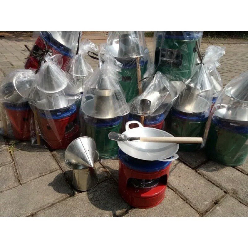 MAINAN KOMPOR MINYAK JADUL TRADITIONAL KITCHEN SET DANDANG SUMBU LENGKAP KUALI PANCI WAJAN BISA MASA