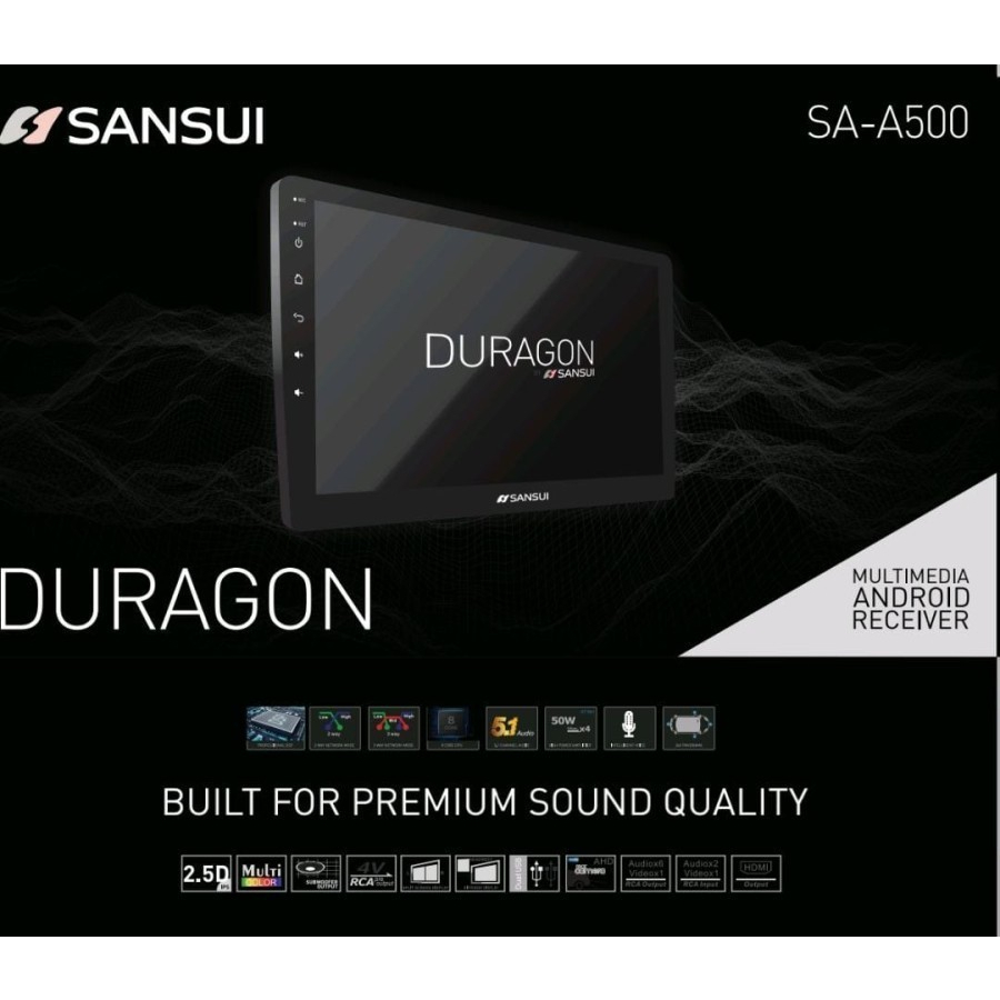 Head Unit Android Sansui DURAGON SA 5200i 4/64GB
