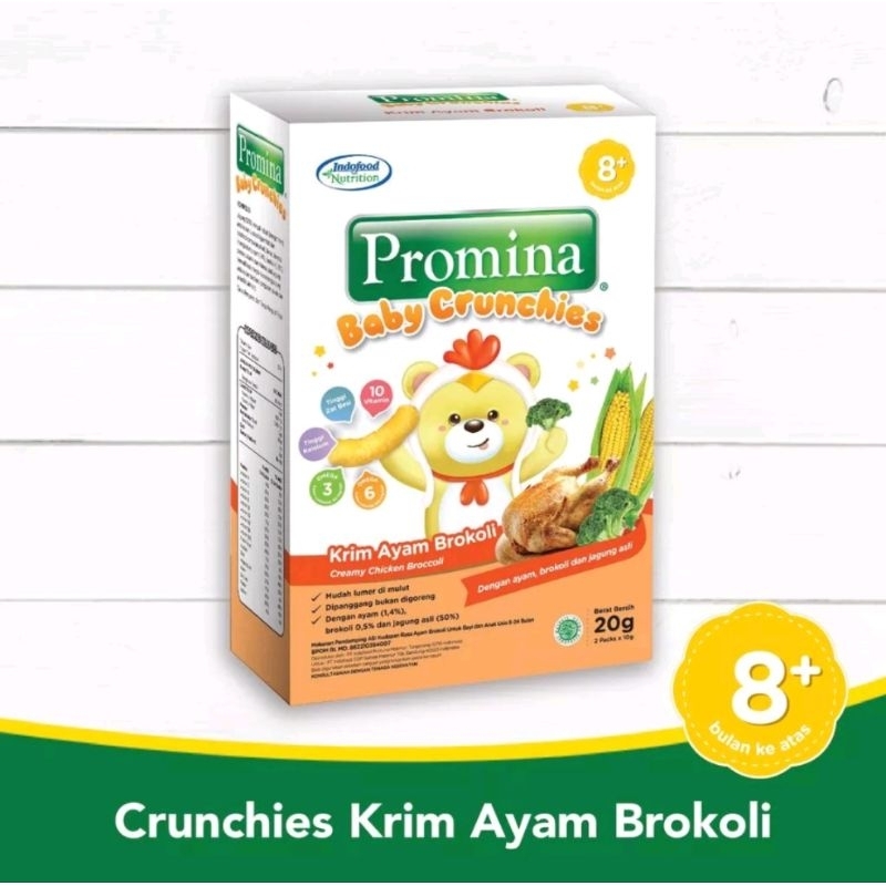 Promina Baby Crunchies Snack  20gr 8m+/ Cemilan anak