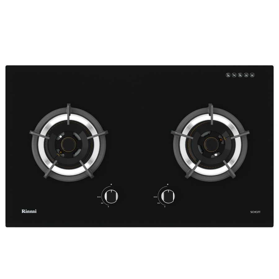 Kompor Gas Tanam 2 Tungku Rinnai RB - 72G / Gas Stove