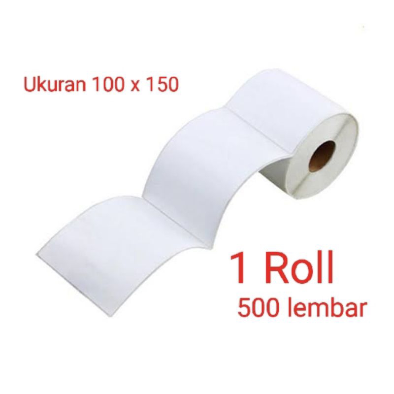 

KERTAS LABEL STICKER PRINT THERMAL 100 X 150MM 500 LEMBAR