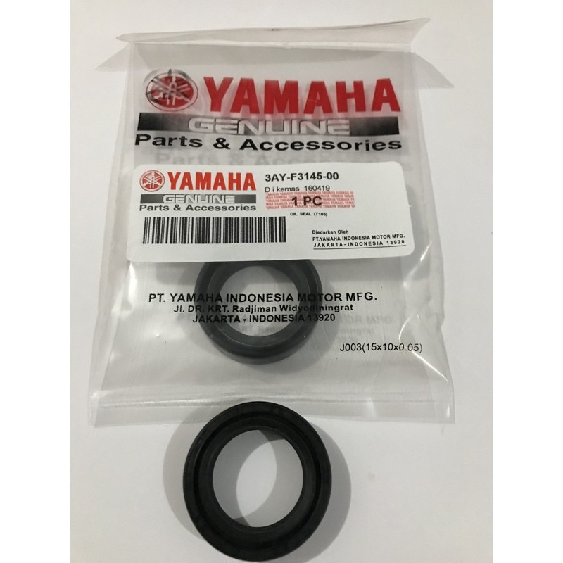 Seal Shockbreaker 3AY-F3145-00 sil shok Depan front fork seal yamaha Mio Jupiter z Vega crypton pnp grand vario beat Original