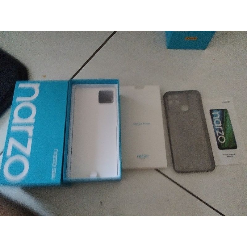 Dus Box Original Realme Narzo 50A bekas layak pakai