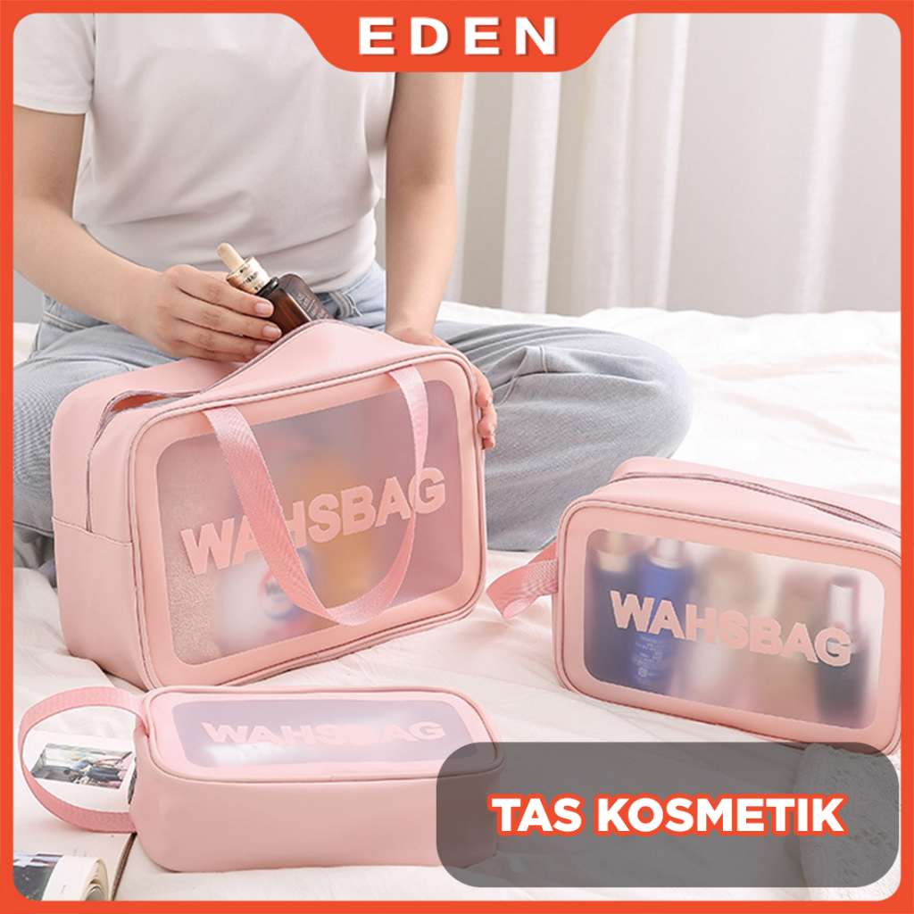 TAS KOSMETIK PORTABLE | TAS PERALATAN MANDI POUCH ORGANIZER TAS TRAVEL