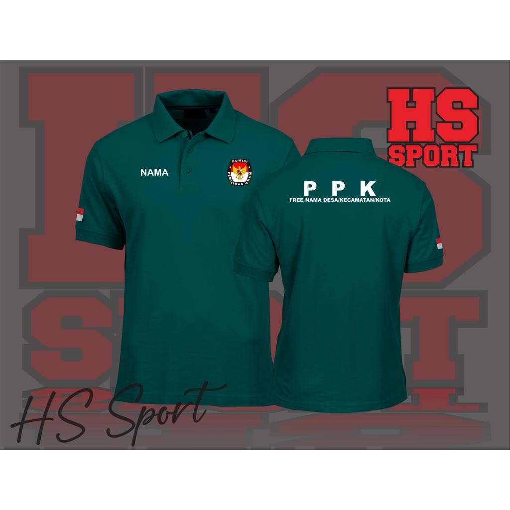 POLO PEMILU PPK - BAJU POLO TSHIRT PPK - BAJU POLO KERAH