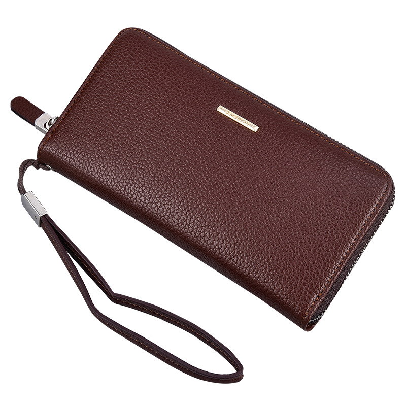DOMPET PANJANG WANITA MELIORA WA720B7 TALI PENDEK BESAR SLOT KARTU RESLETING KOIN PREMIUM KOREA CEWEK KEKINIAN REMAJA BATAM SIMPLE MURAH IMPORT DEABOLAR ORIGINAL MUAT HP COKLAT KULIT BRANDED