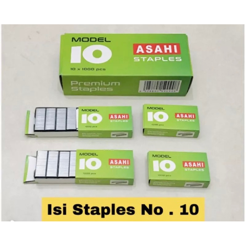 

ISI STAPLES KECIL/SEDANG#10 pak