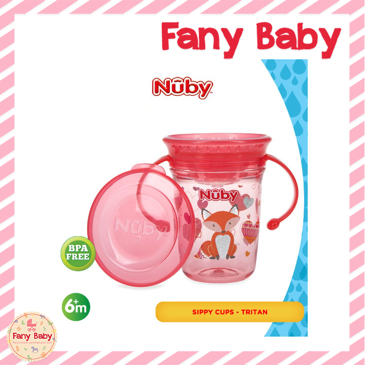 NUBY WONDER CUP TRITAN 240ML 6M+