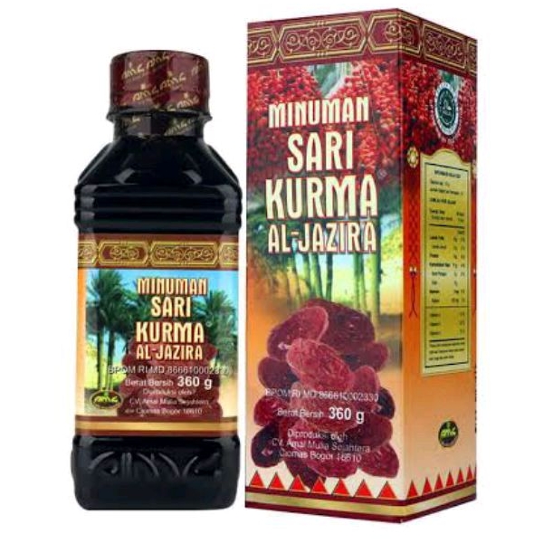 MINUMAN SARI KURMA AL-JAZIRA 360 GRAM / SARI KURMA AL JAZIRA 360 G