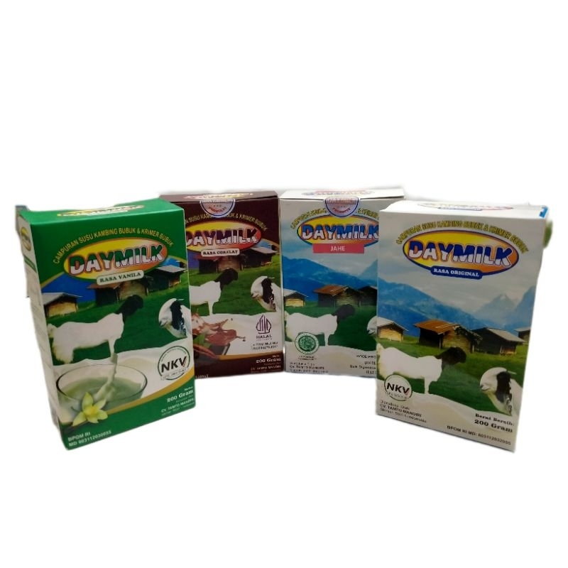 

Daymilk Campuran Susu Kambing Bubuk & Krimer Bubuk 200g