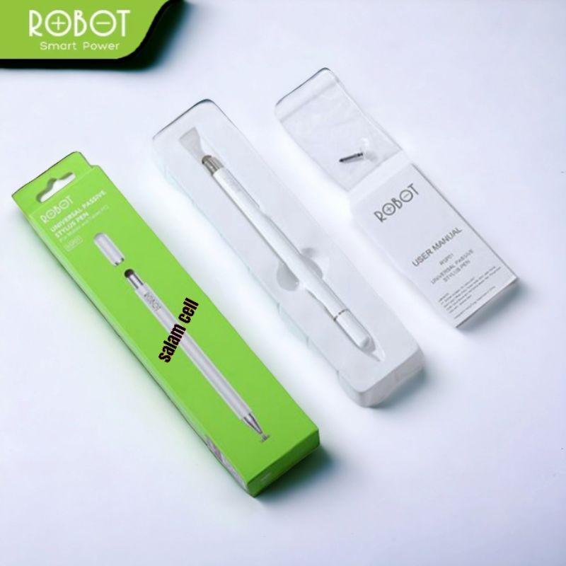 Stylus Pen Robot RSP01 Universal 2 in 1 Original Garansi Resmi