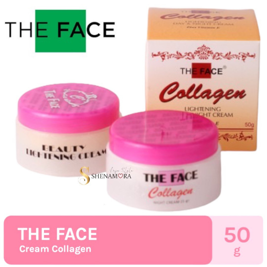 The Face Collagen Lightening Day &amp; Night Cream 50 Gram