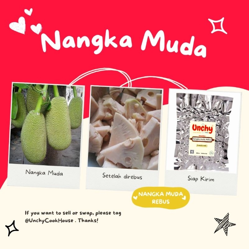 NANGKA MUDA/TEWEL/GORI REBUS 500 GRAM-1/2 KG (SIAP MASAK) | AMAN UNTUK PENGIRIMAN JAUH