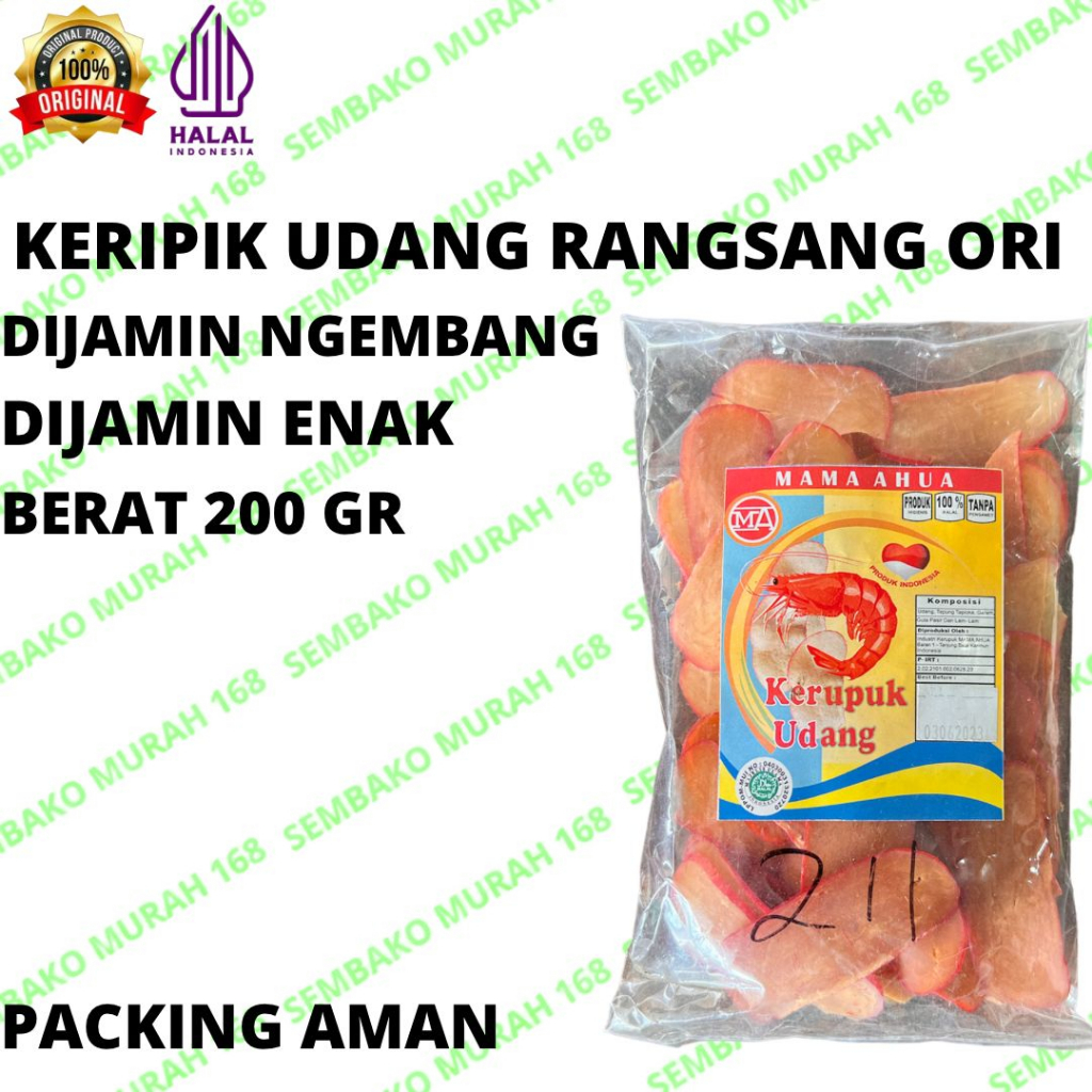 

Kerupuk Udang Asli Rangsang 200 gr