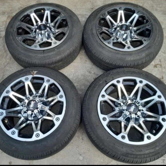VELG MOBIL HSR KLEAK R15X8 PCD 5X114 ET15 + BAN ZEETEX 185 65 R15