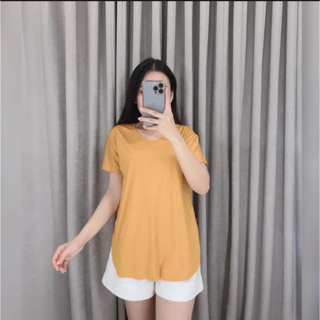 Kaos Oversize Lengan Pendek Kaos Wanita Atasan Wanita SpandeK Kaos MUrah