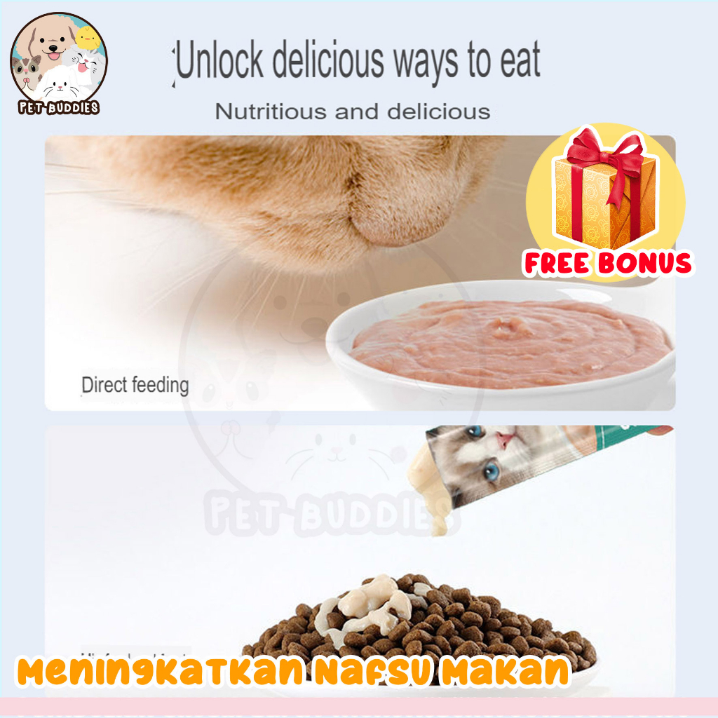 Peien Cat Strip 15g Snack Kucing Multivitamin Bulu Lembut