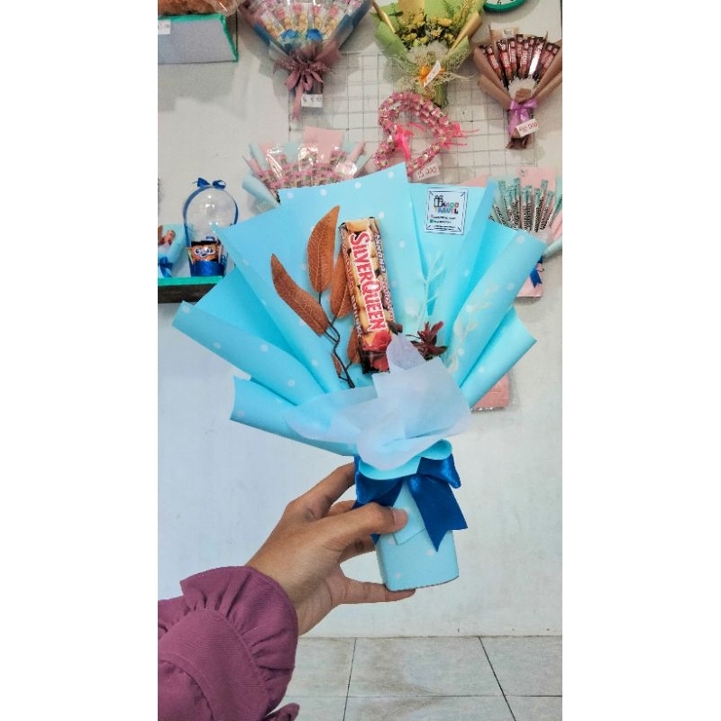 

Buket Coklat Mini Murah/ Buket Bunga/ Silverqueen
