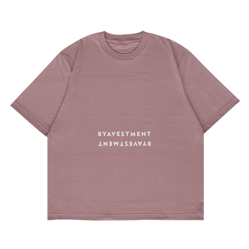 BACKWARD BYAVESTMENT Oversize Tshirt Dusty pink