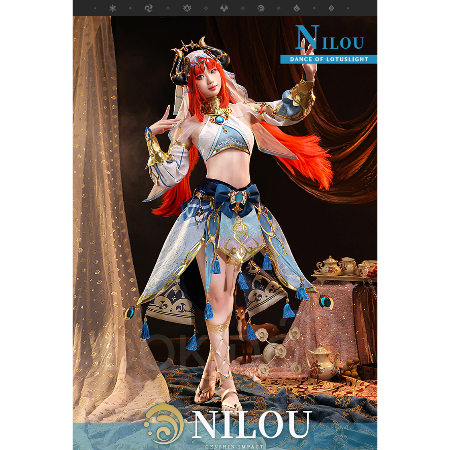 Nilou Cosplay Game Genshin Impact Cosplay Costume Sumeru Nilou Genshin Impact Cosplay Co