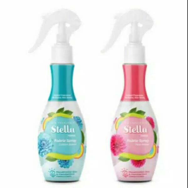 [200+45ML] [BPOM] Stella Fabric Spray Pink Peony 200 + 45ml - Disinfektan Pengharum | Bathroom Fresh green | Cool Blue 42gr_Cerianti