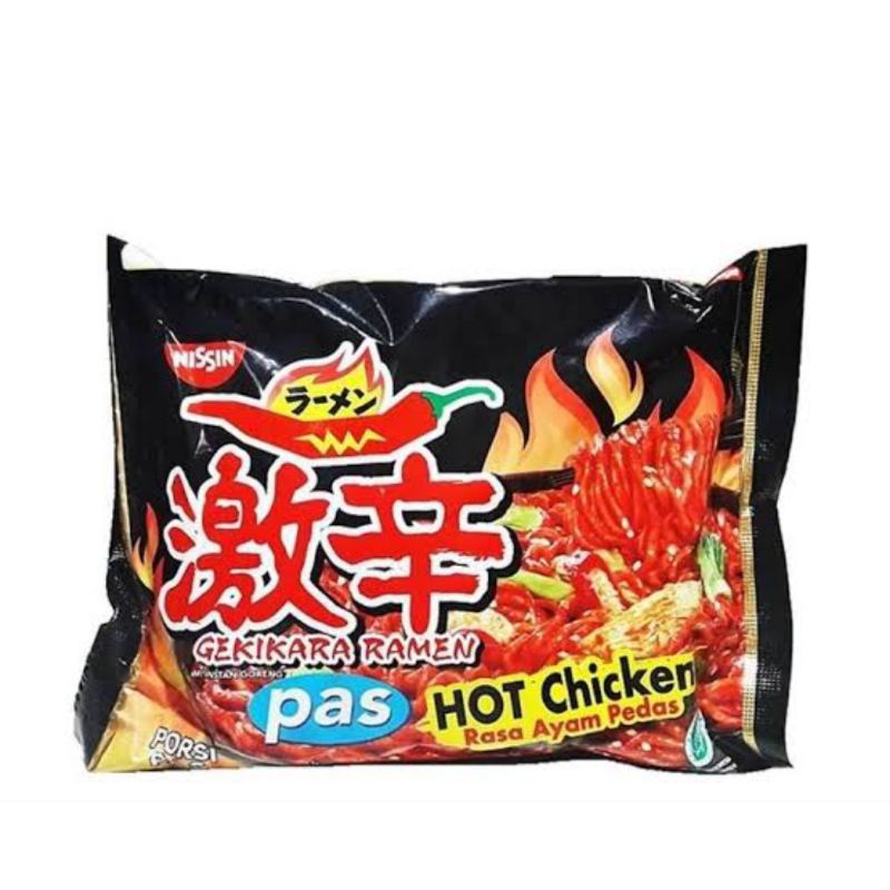 

Nissin Gerikara Ramen hot Chicken pas