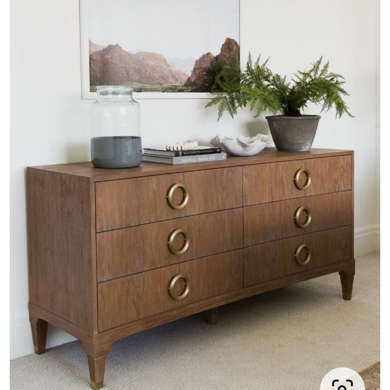 BOVET NAKAS KABINET KAYU JATI MODEREN RETRO NAKAS LACI 6 Termurah KEKINIAN