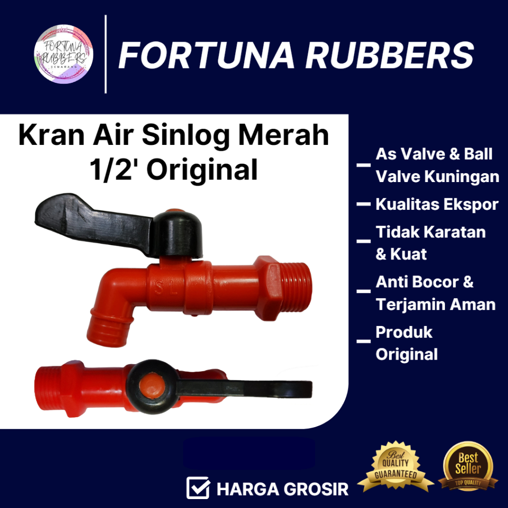 KRAN AIR SINLOG MERAH 1/2 INCH ORIGINAL