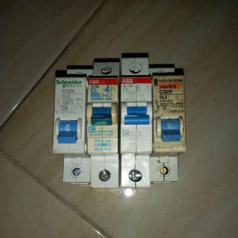 MCB PLN Anti Jeglek 450 kekuatan 900 dst sampai daya 11000