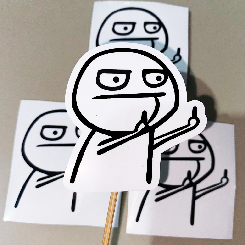 

Stiker F*ck Emoji Cutting