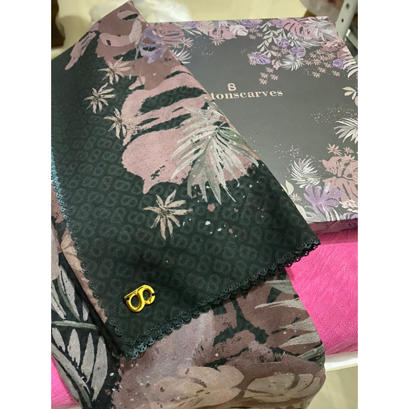 Tropical Extended Voile Square - Eola