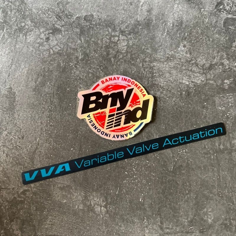 Stiker Sticker VVA Variable Valve Actuation