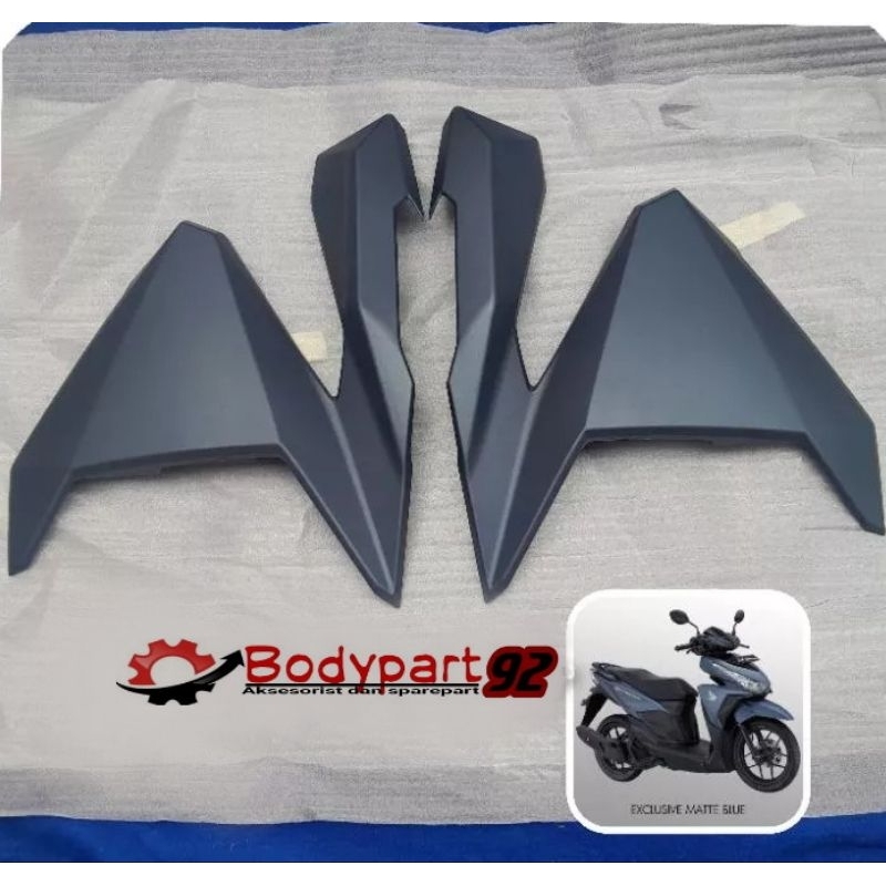 Cover Body Sayap Depan Vario 125 150 LED 2015 2017 Biru Dof