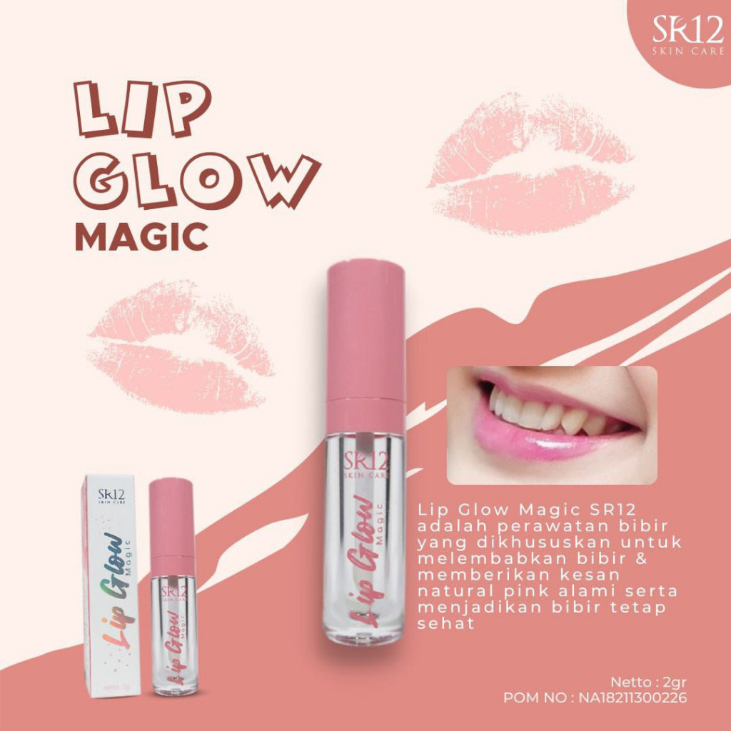 Sr12 Lip Glow Magic Perawatan Pelembab Bibir