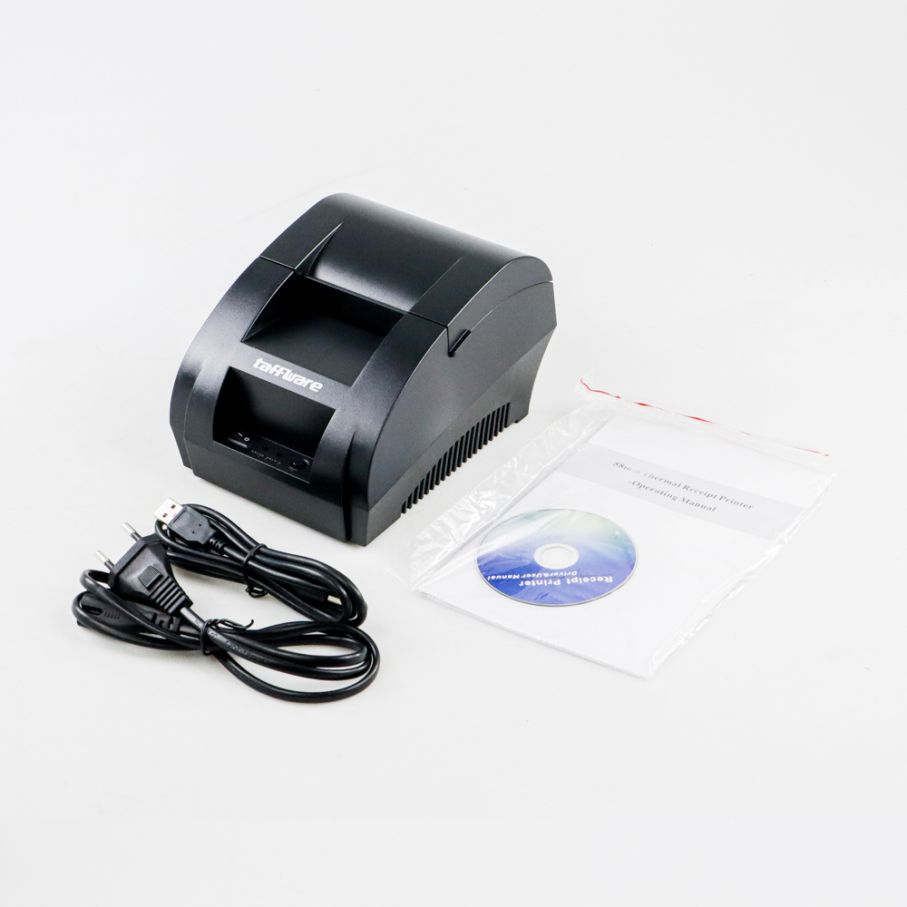 Taffware Printer Thermal Receipt Printer POS USB Port 58 mm - POS-5890K - Black