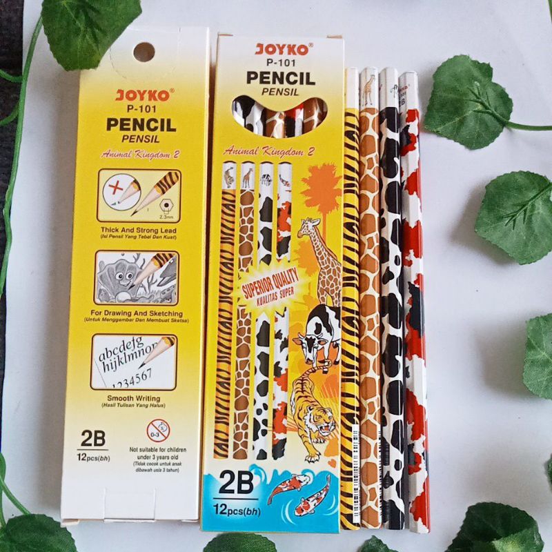 

Pensil 2B Joyko Animal Original P-101