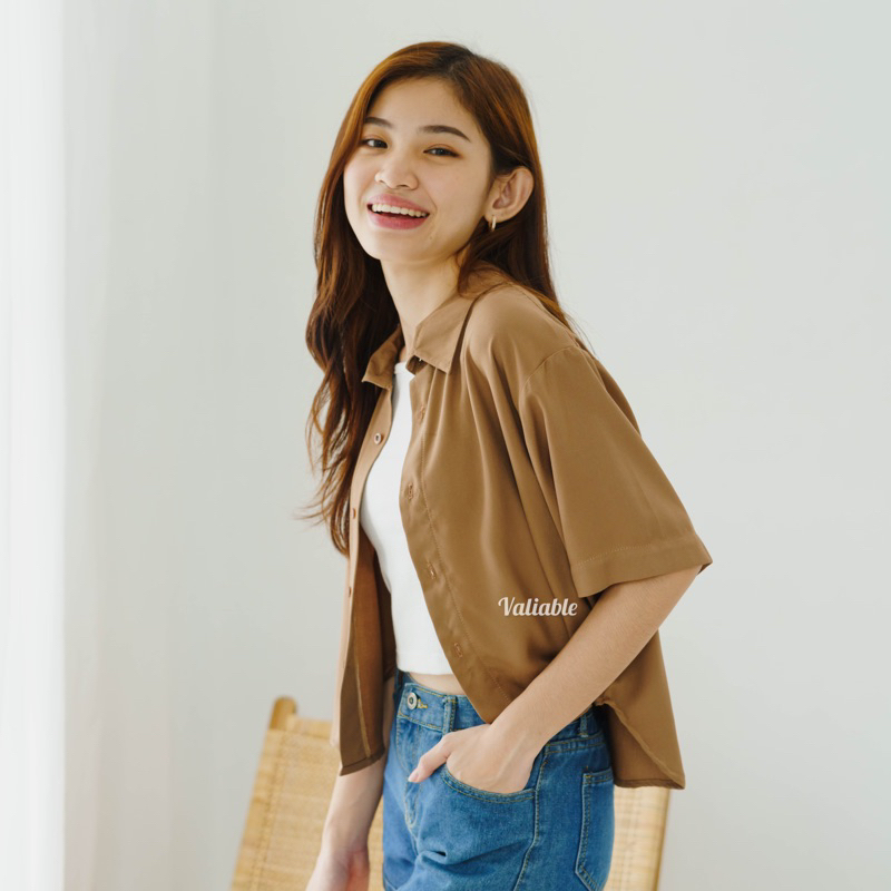 Lisa Crop Shirt Valiable