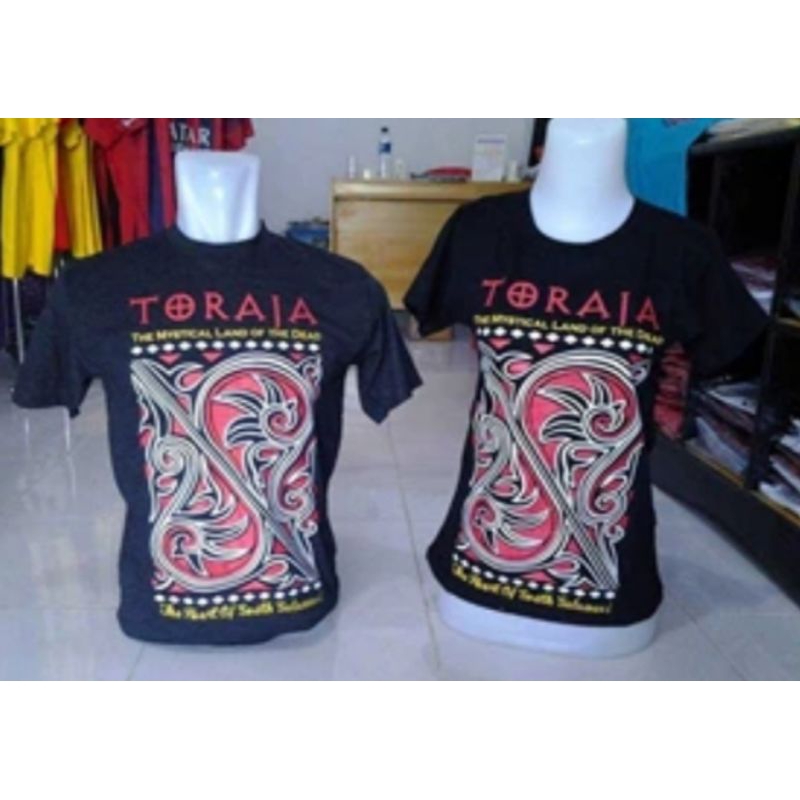 baju kaos motif toraja