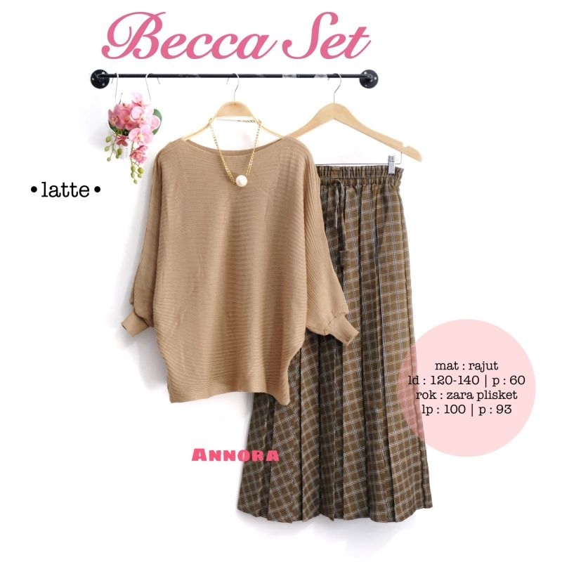 BECCA SET BY ANNORA/GANTARI SET BY ANNORA