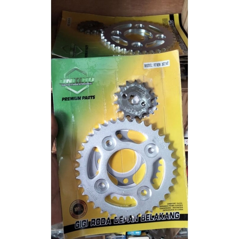 Gear set supra fit new 36/14T 428
