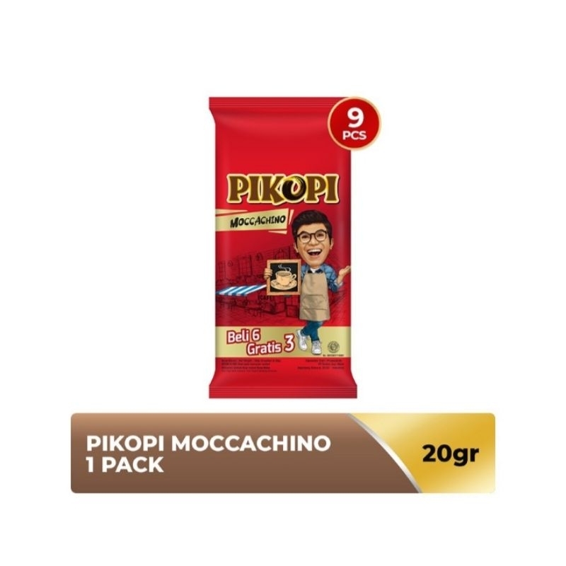 Pikopi Kopi Instan All Varian isi 9 sachet x20g