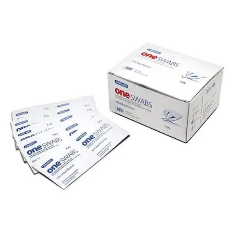 ONESWABS PER KARTON ISI 24BOX ALKOHOL SWAB ONEMED