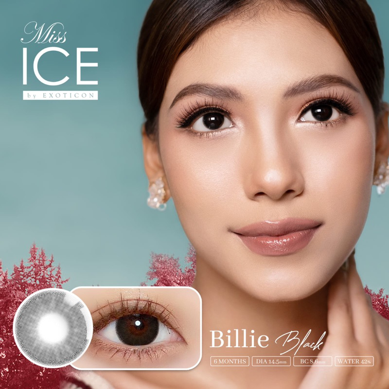 Softlens Miss Ice by Exoticon | Diameter 14.5mm | Ready Normal &amp; Minus | Free lenscase Bursasoftlens