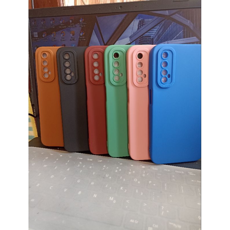 CASE REALME 7 SOFTCASE SLIKON CASING PRO CAMERA MACARON