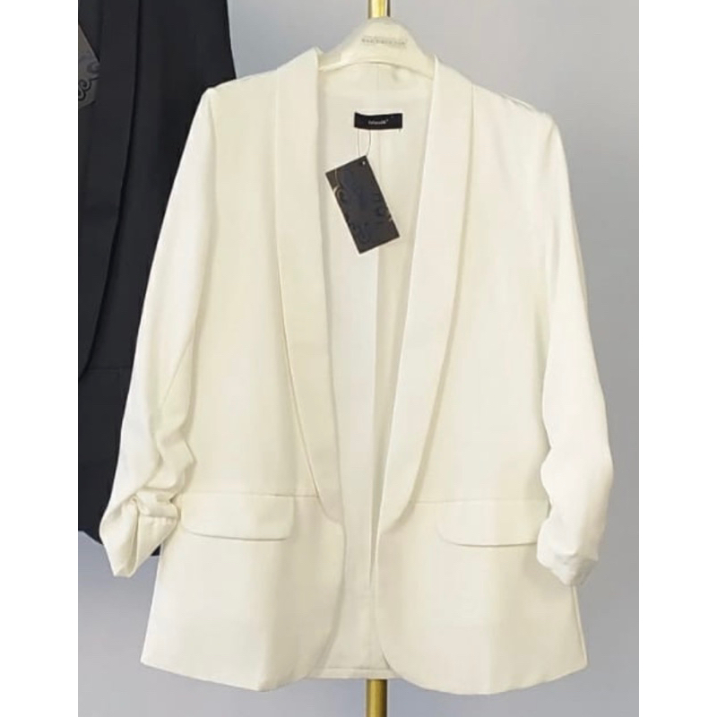 CHLOEBEAUTYSHOP BLAZER tangan / lengan serut