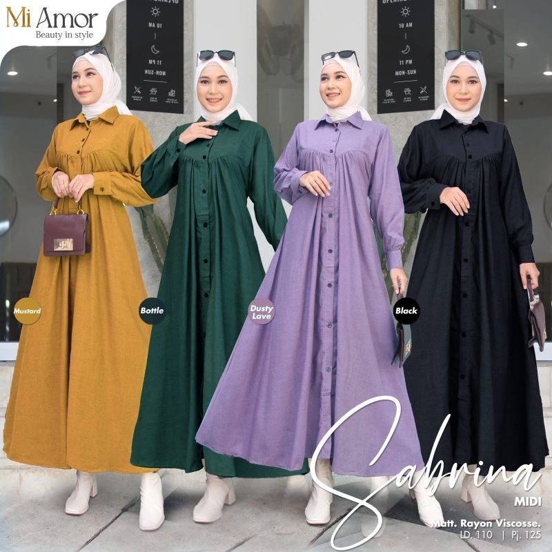 SABRINA MIDI DRESS BY MI AMOR SOLO